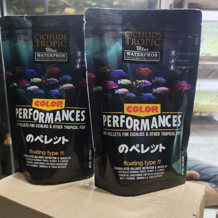 pelet ikan cichlid Waterpros Performance 75gr