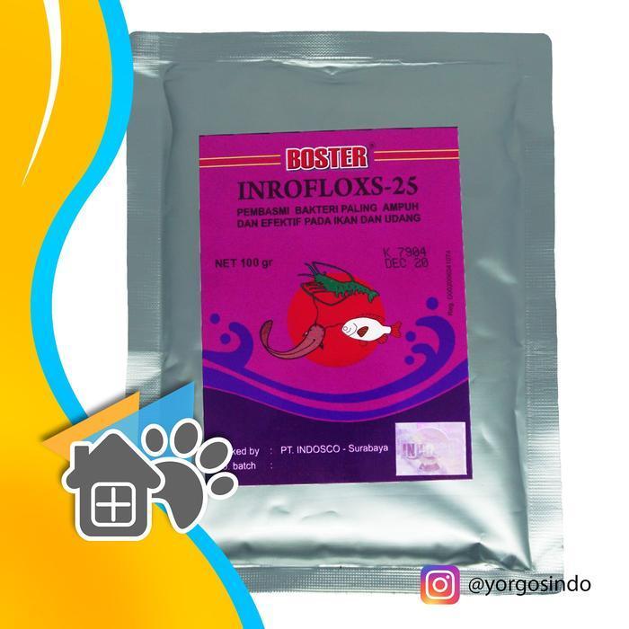 Boster Inrofloxs 25 Antibiotik Ikan Enrofloxacin