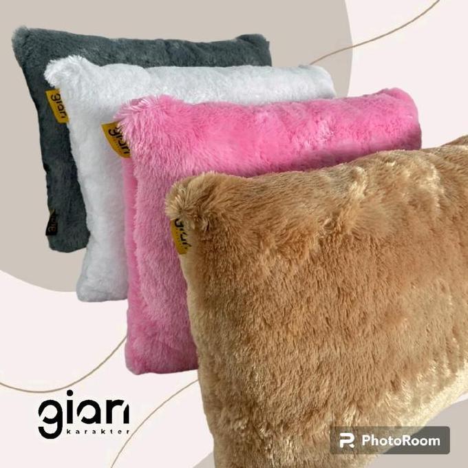 BANTAL SOFA/BANTAL BULU POLOS LEMBUT - GIAN KARAKTER