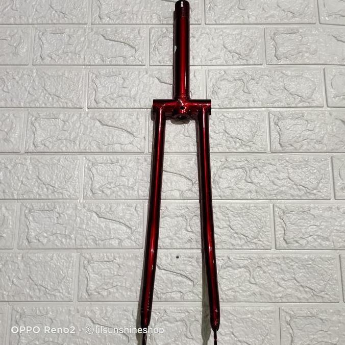 Fork 24 Sepeda MINI City Bike PHOENIX Pipa Steertube Drat Ulir Standard 25.4mm Lubang Tiang Stem Ins