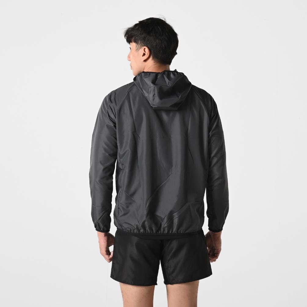 NEW TERREL BASIC WINDBREAKER JACKET DARK GREY