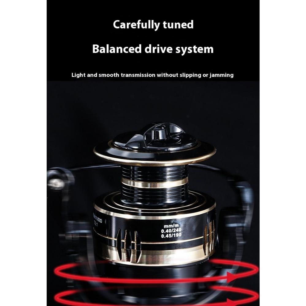NEW DEALS COD Asli Besi Fishing Reel MG1000-7000 MAX Drag 10kg Spinning Casting Rod Reel, Mesin Panc