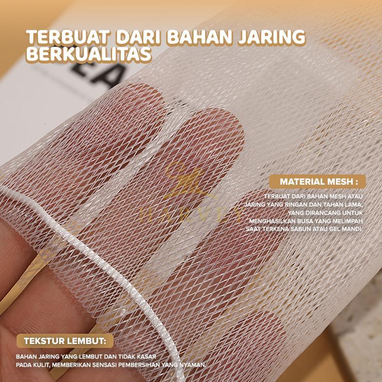 NEW [Grosir] Jaring Busa Sabun Mandi | Kantong Jaring Sabun Batang Pouch