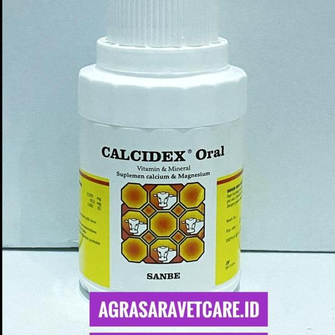 CALCIDEX ORAL 100 ML- calsium mineral oral hewan ternak