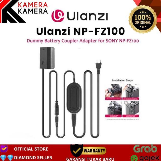Ulanzi NP-FZ100 Dummy Battery Coupler Adapter for SONY NP-FZ100