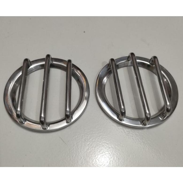 GRIL SPEKER 3 INCH/ TUTUP SPEAKER 3 INCH BAHAN ALUMINIUM (1SET 2PC)