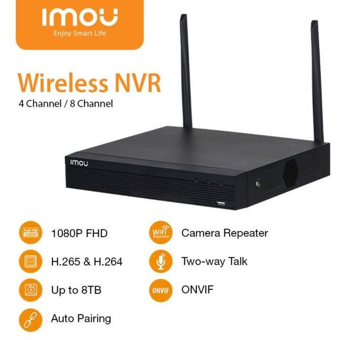 Imou NVR Wireless Recorder 8 Channel ONVIF Network Video Recorder