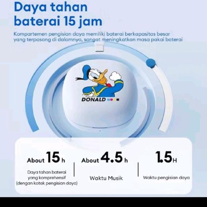 Disney TWS Earbuds Original Earphone Headset Wireless Bluetooth