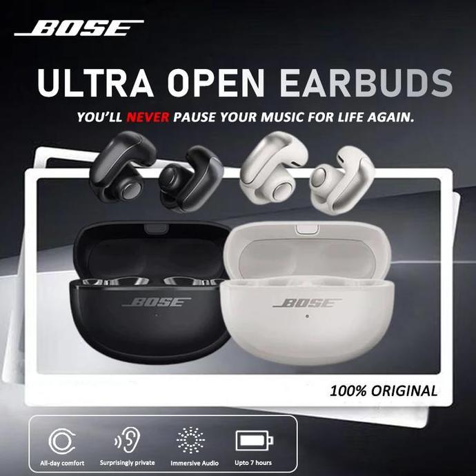 100% Original Bose Ultra Open Earbuds TWS Open Ear Earphone Bluetooth Headset Active Noise TWS Bone 