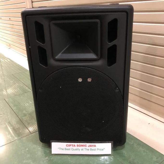 (JUAL 1 BUAH) box speaker monitor plastik fiber 15 inch model huper 15-D