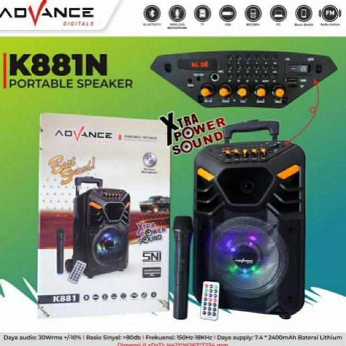 ADVANCE PORTABLE SPEAKER K-881N