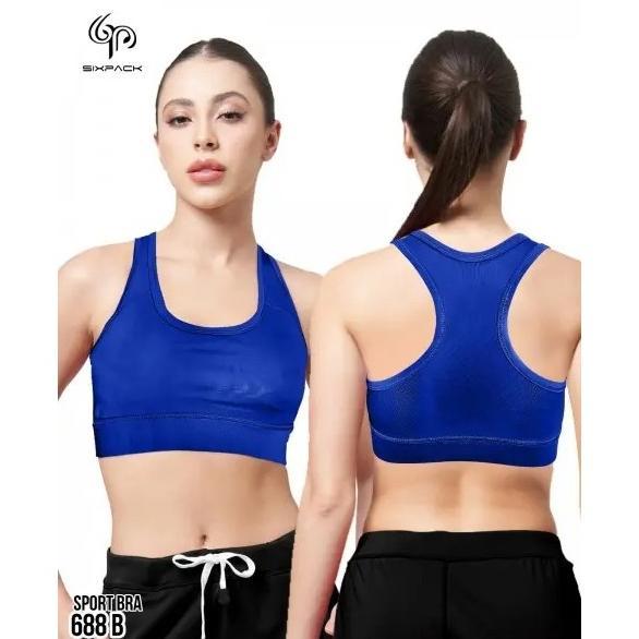 BEST DEALS Sport Bra Wanita Olahraga Gym Model Basic By Sixpack B