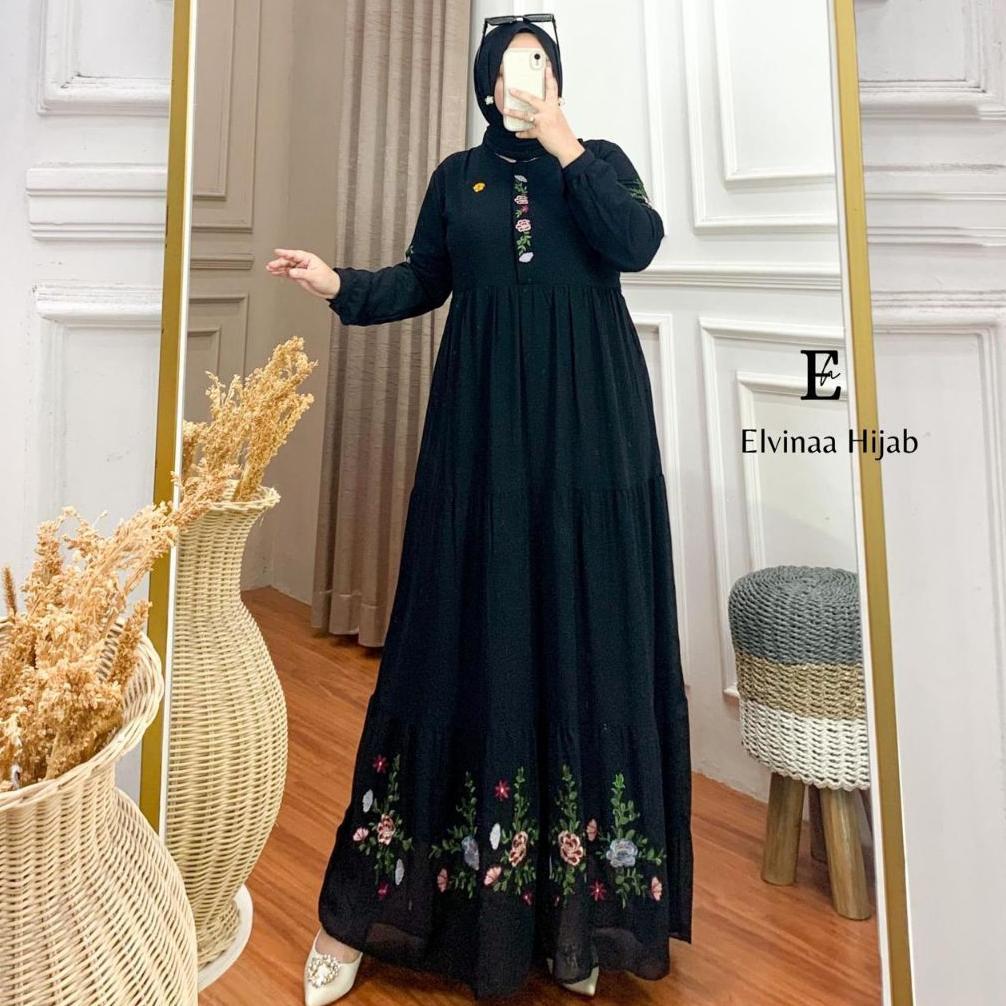 CUCI GUDANG ZAHRA DRESS GAMIS CERUTY BABYDOLL PREMIUM BORDIL