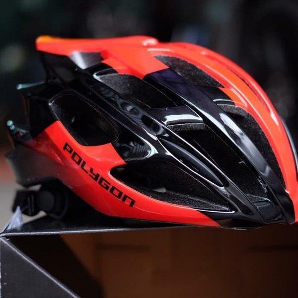 Polygon Helm Sepeda Roadbike Rustle Original Original Dan Terpercaya