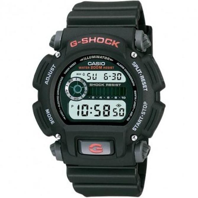 Clock- [Luxolite] Casio G-Shock Jam Tangan Pria Dital Dw-9052-1Vdr/Dw-9052-1V/Dw-9052-1 Black Resin 