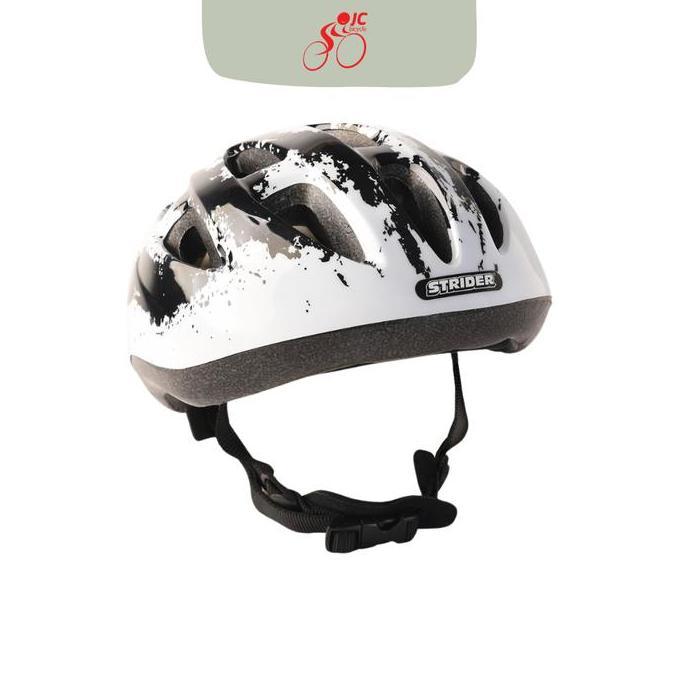Murah Helm Anak Sepeda Pushbike - Strider - Splash Helmet - Black White
