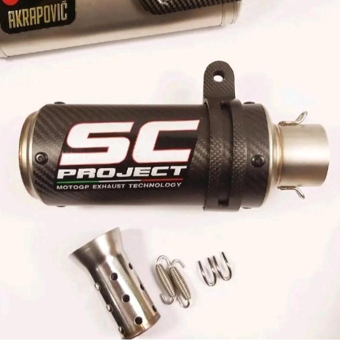 Knalpot Import SC Project Carbon Fiber Jaring Free DB Killer