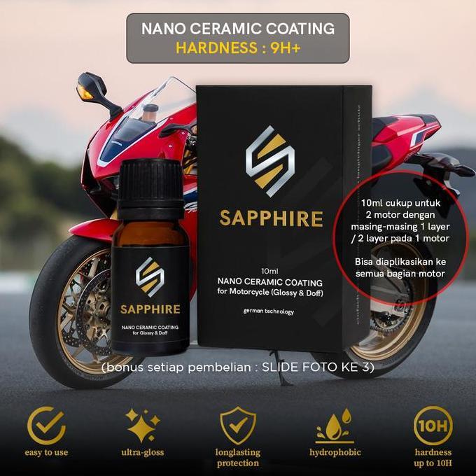 Motorcycle Coating by Sapphire | Nano Ceramic Coating Body Motor Doff & Glossy Pengkilap