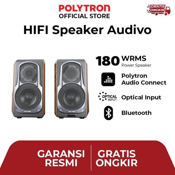 POLYTRON HiFi bookshelf speaker AUDIVO PHS 6A