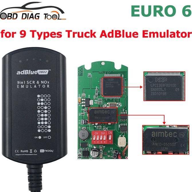 Universal AdBlue Emulator System Box 9 IN 1 Upgrade Adblue 8 IN 1 For