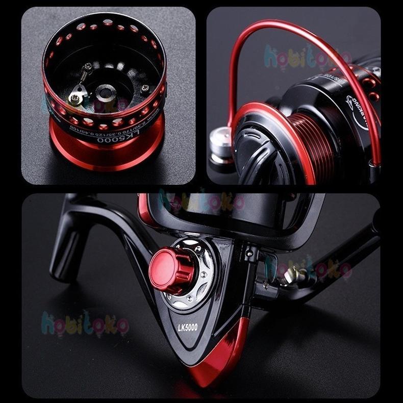 Hot Product Metal Fishing Reel Pancing Lk2000 3000 4000 5000 6000 7000 Reel Pancing Metal Front Drag