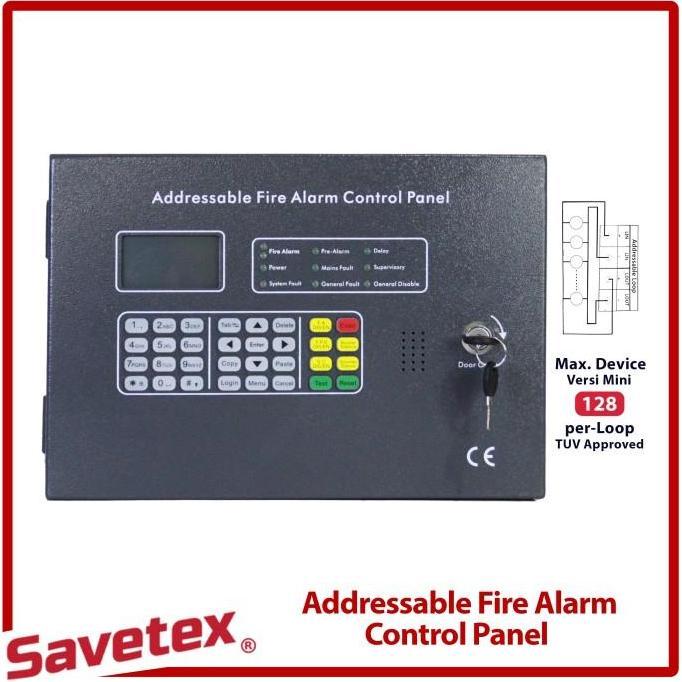 BEBAS ONGKIR - Fire Alarm Control Panel Full Addressable Mini / MCFA Addressable ASW