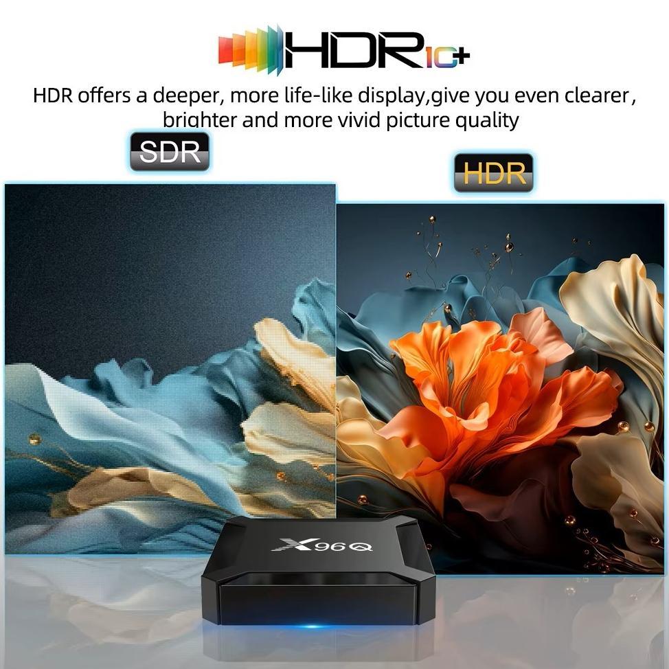 BEST DEALS X96Q  Android TV Box  All Winner H313 Android 10.0  Support Bluetooth / STB Android TV Sm