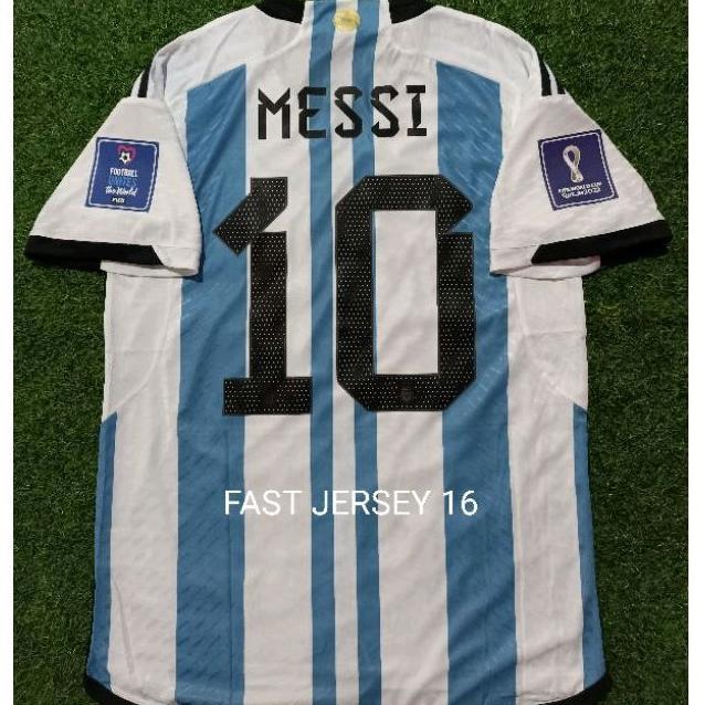 Jersey ARGEN PI PLAYER ISSUE Home WC QATAR 2022 + NAMESET + PATCH