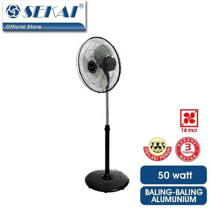 (Best) Sekai Kipas Angin Tumpu Performa Tinggi HSN 1638 PO