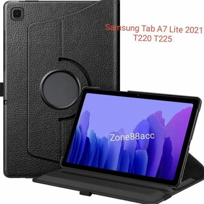 Sarung Rotary For samsung tab a7 lite 2021 T225 leather flip cover / case for samsung tab a7 lite / 