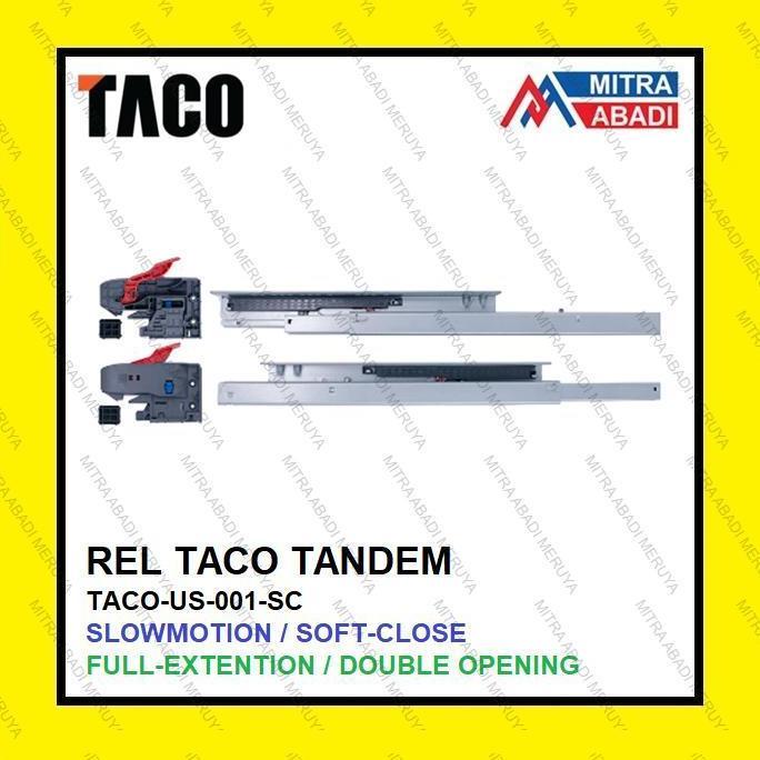 Str- Rel Laci Tandem Taco 40 Cm Soft Close Slowmotion Full Double Extension Us 001 Sc Dobel Slow Mot