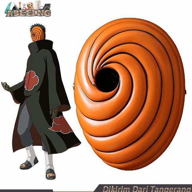 Topeng Uchiha Obito Japanese Anime Mask Obito Cosplay