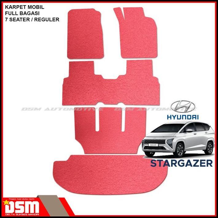 Karpet Mobil Mie Hyundai Stargazer - Full Bagasi / Karpet Mie Coil Mat High Quality