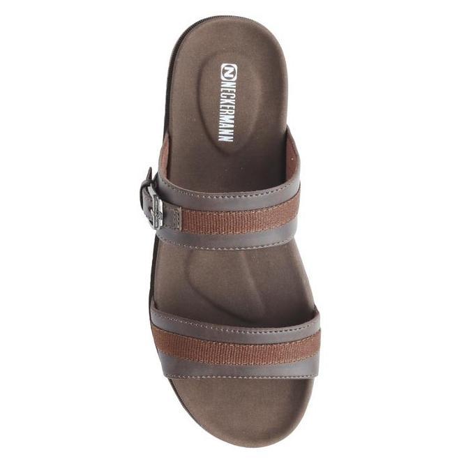 Scarpa- Neckermann Sandal Pria Madison 662 Dark Brown
