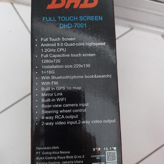 Promo HEAD UNIT ANDROID DHD 9 INCH DHD-7001 Diskon
