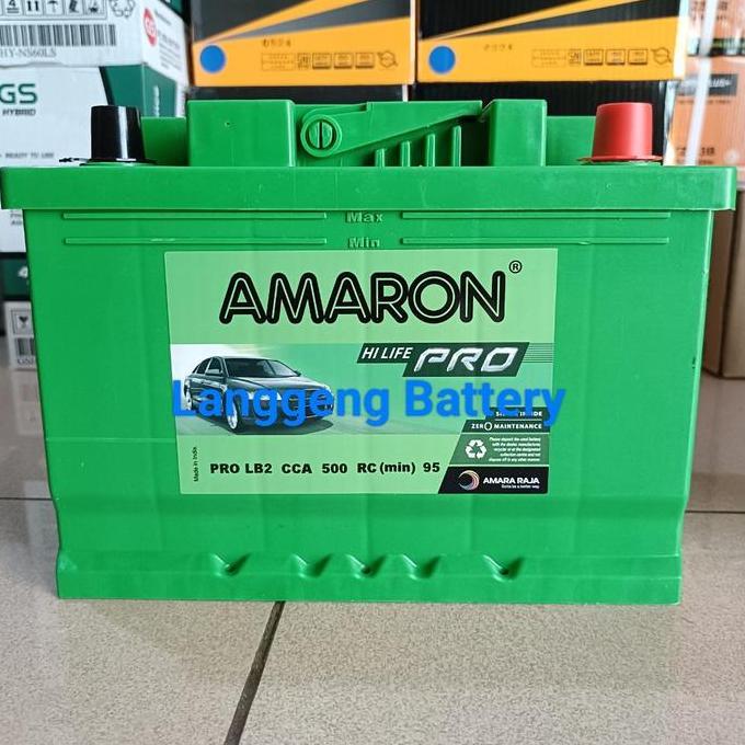 Aki mobil Toyota Fortuner SRZ (Fortuner Bensin) DIN 66 / GS 355LN2 Aki Kering