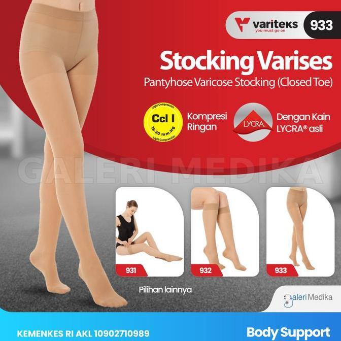 Variteks 933 Stoking Varises Kompresi Ringan / Stoking Kesehatan