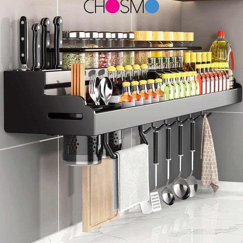 Jamin Murah Rak Bumbu Dapur Dinding Kitchen Rack Tempat Pisau Rak Gantung Rak Dapur Rak Sendok Garpu