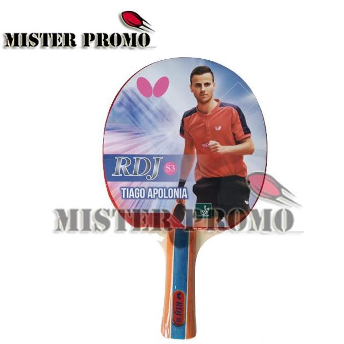 Bat Bet Tenis Meja Pingpong Butterfly RDJ S3 Original