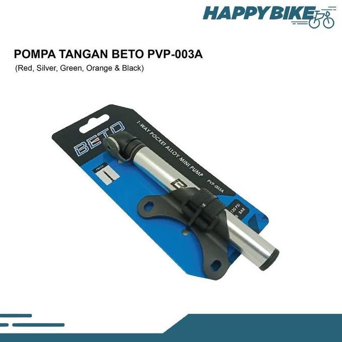 Promo Beto Pompa Ban Sepeda Lipat Road Bike Mtb Pvp-003A 120Psi Pompa Tangan Mini Cod
