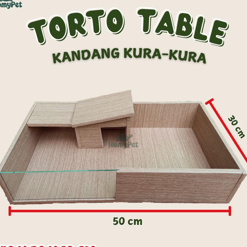Kandang Kura Kura Sulcata Torto Table