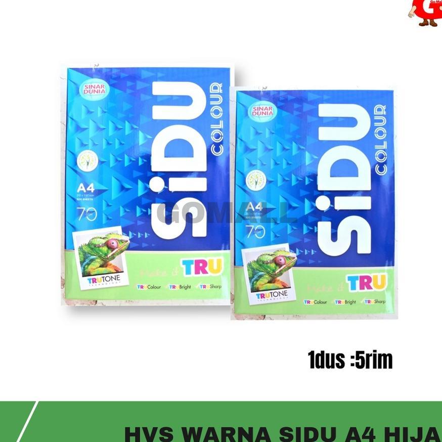 Kertas Hvs Sidu A4 Warna Hjau / Kertas Hvs Warna
