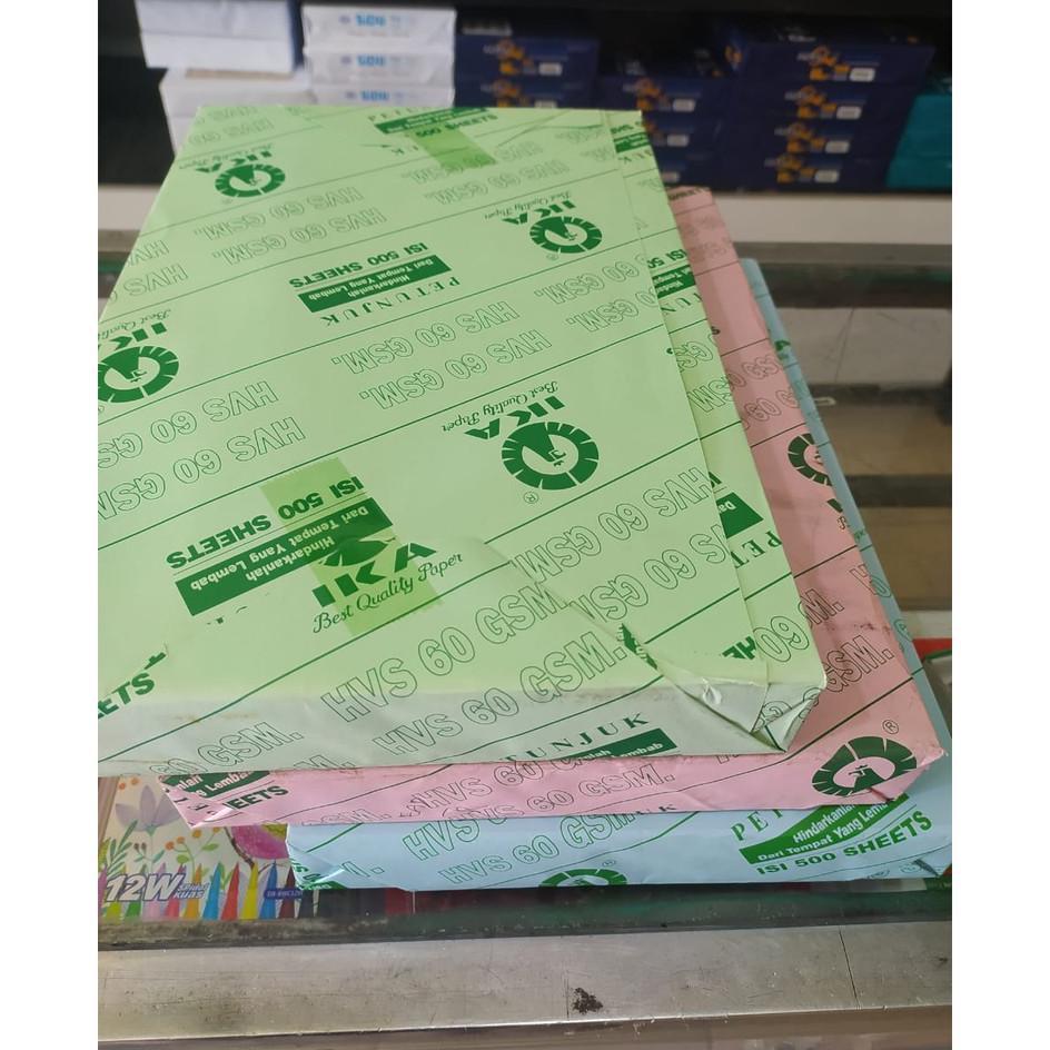 Kertas Hvs Warna 60 Gsm 1 Rim
