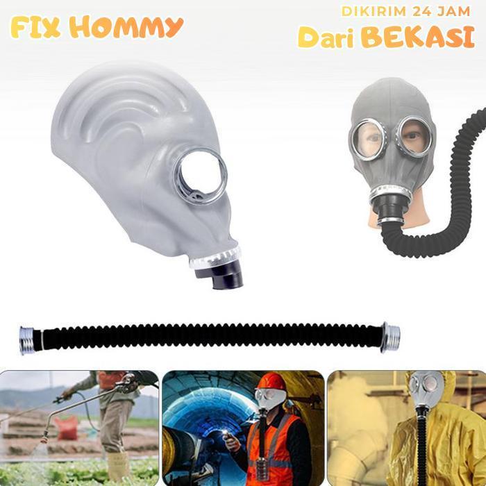FXMY Topeng Gas Puda 59 Russian Mask Respirator Chemical Masker Gas Gp5