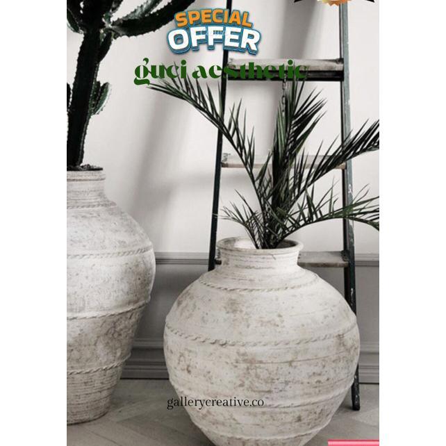 Guci Aesthetic- Vas Bunga Kering Besar