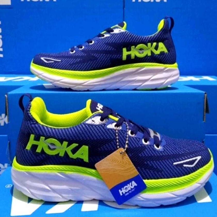 Sepatu Hoka Carbon X2 Runing Shoes Hoka Lari Olahraga Sneakers Pria Wanita