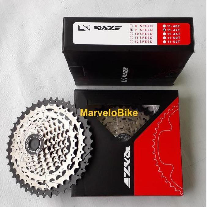 Sproket 9 Speed Raze 11-42T Cassette
