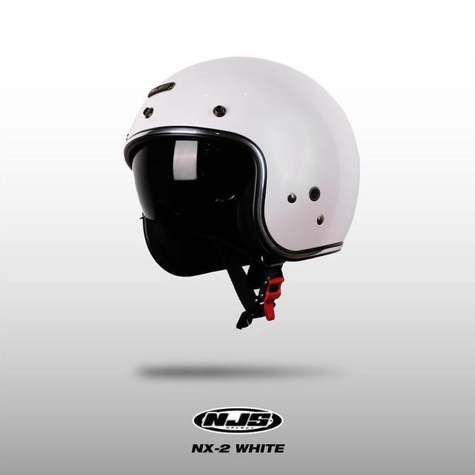 NJS NX-2 SOLID List Chrome (FREE PET) - Helm Retro | NJS Retro | Helm Bogo | NJS Bogo | Bogo Polos |