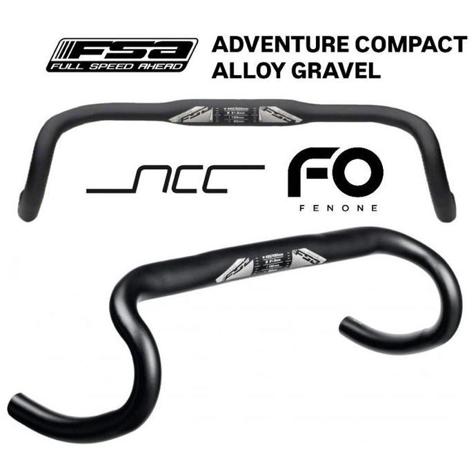 FSA ADVENTURE COMPACT ALLOY GRAVEL HANDLEBAR DROPBAR FSA 420/480MM