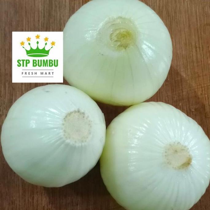 Pilihan - Bawang Bombay Kupas Segar Fresh / Dikupas